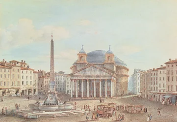 View of the Pantheon, Rome